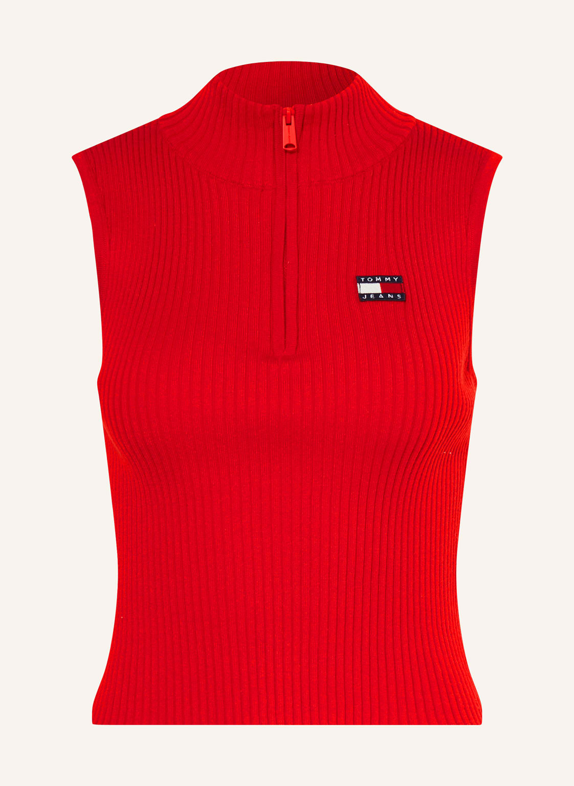Tommy Jeans Stricktop rot von Tommy Jeans
