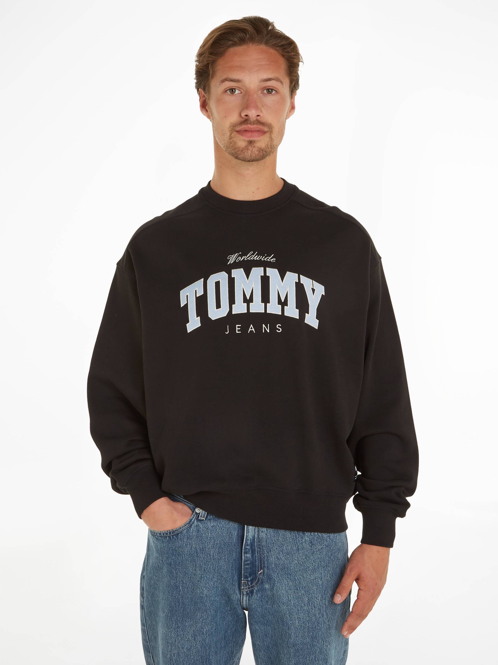Tommy Jeans Sweatshirt »TJM BOXY VARSITY CREW EXT« von Tommy Jeans