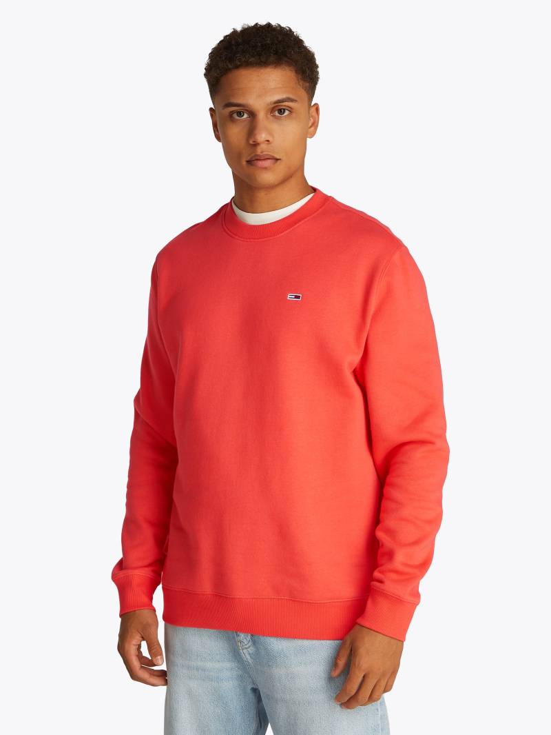 Tommy Jeans Sweatshirt »TJM REG S FLAG CREW«, Mit besticktem Markenlogo auf Brusthöhe von Tommy Jeans