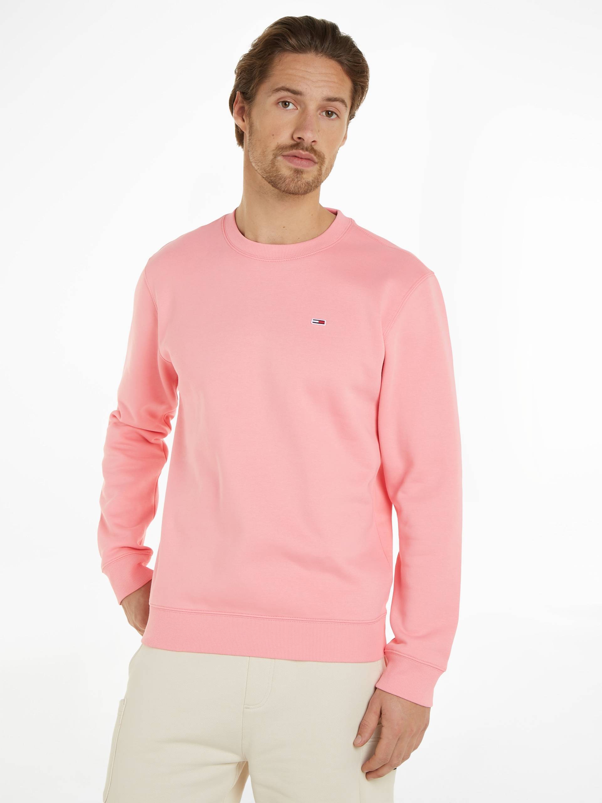 Tommy Jeans Sweatshirt »TJM REGULAR FLEECE C NECK«, mit Markenlogo auf der Brust von Tommy Jeans