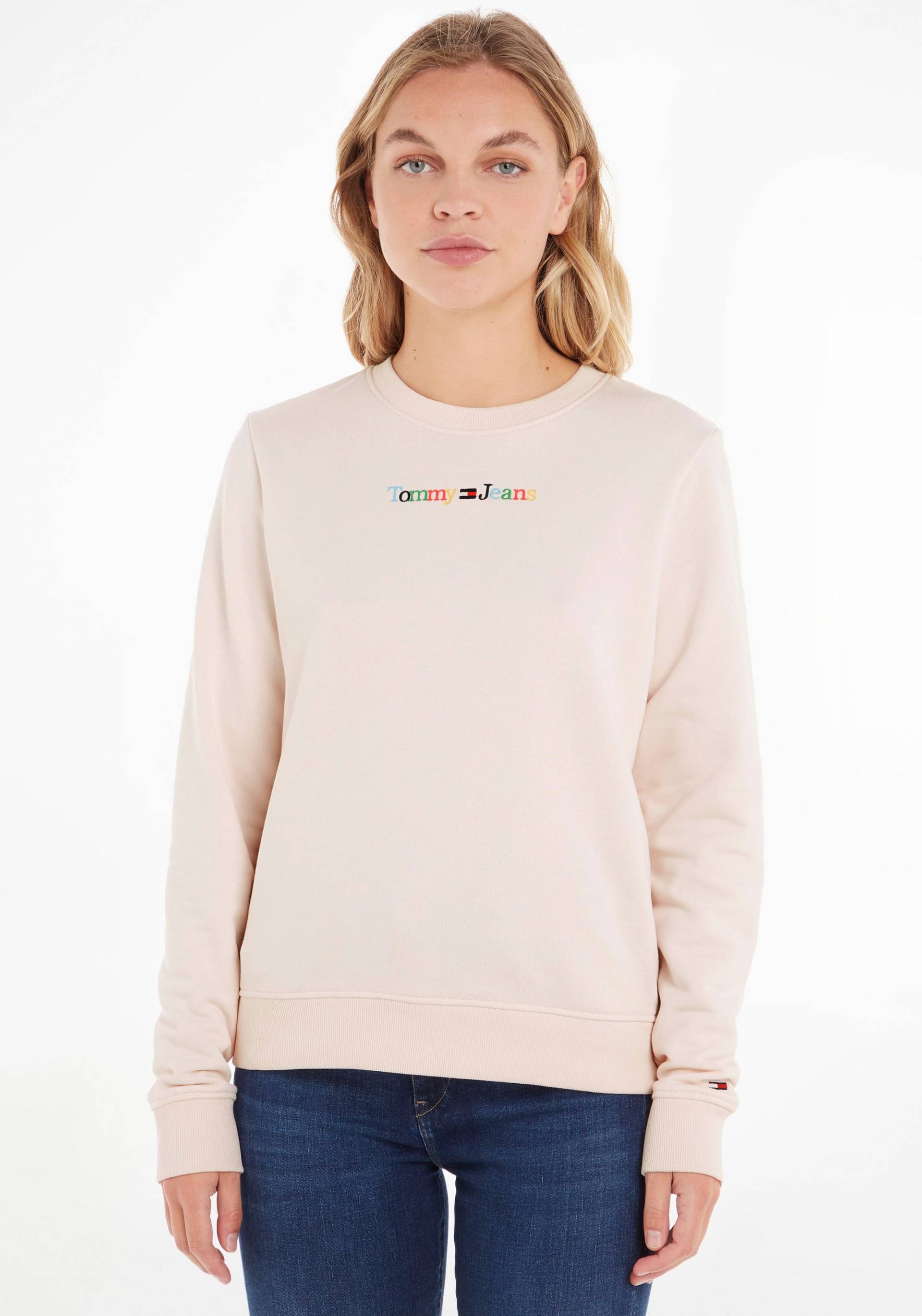 Tommy Jeans Sweatshirt »TJW REG COLOR SERIF LINEAR CREW« von Tommy Jeans