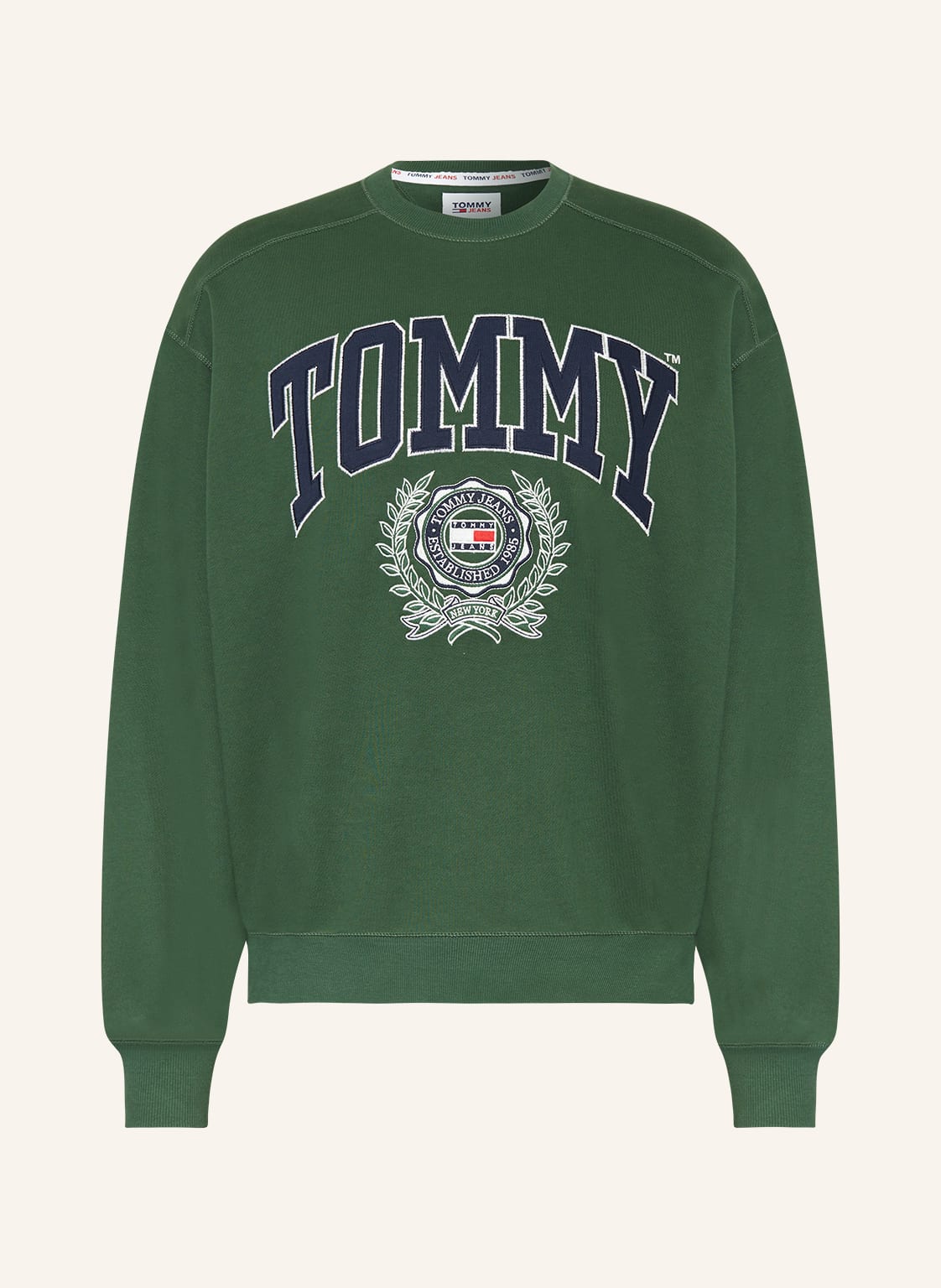 Tommy Jeans Sweatshirt gruen von Tommy Jeans