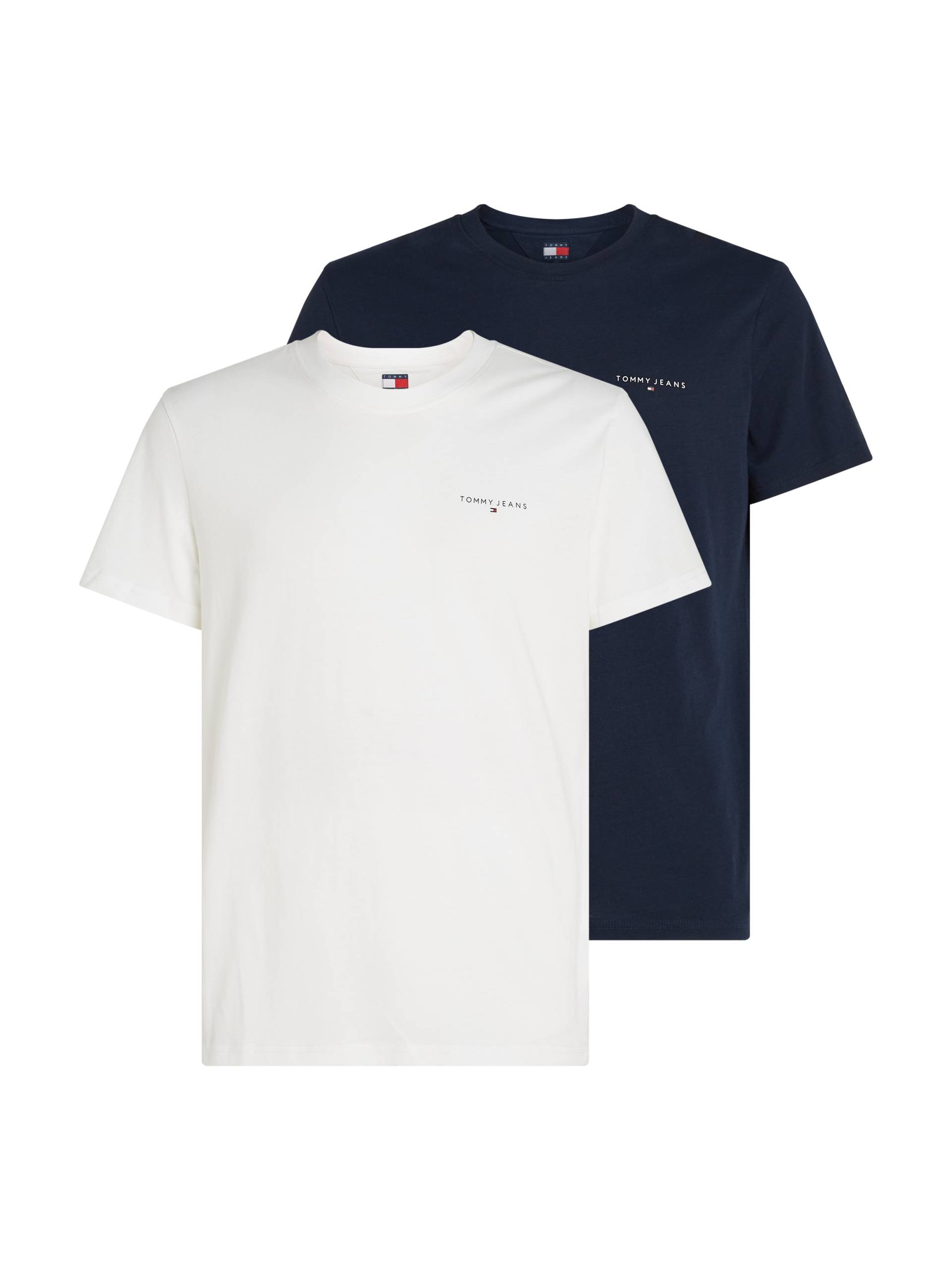 Tommy Jeans T-Shirt, (Packung, 2 tlg., 2er-Pack), mit dezentem Logo von Tommy Jeans