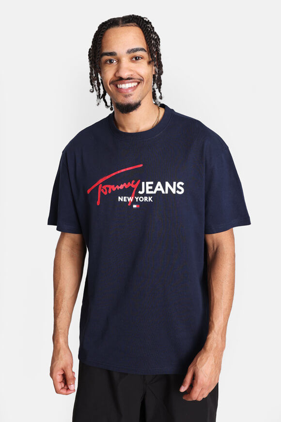 Tommy Jeans T-Shirt | Dark Night Navy | Herren  | XL von Tommy Jeans