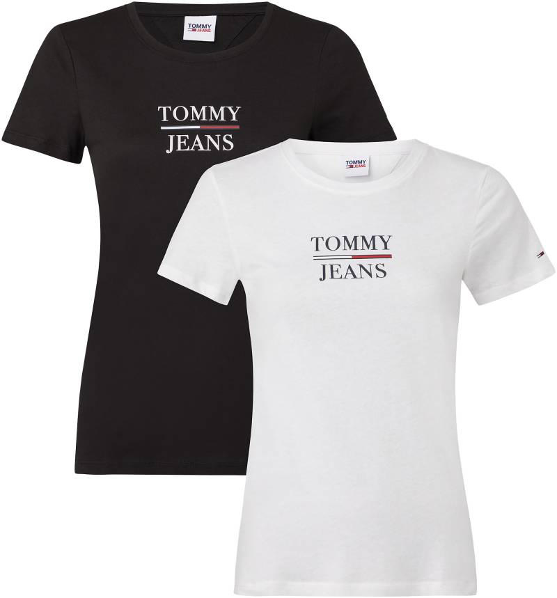 Tommy Jeans T-Shirt »TJW 2PACK Skinny ESS TOMMY T SS«, (Packung, 2er-Pack) von Tommy Jeans