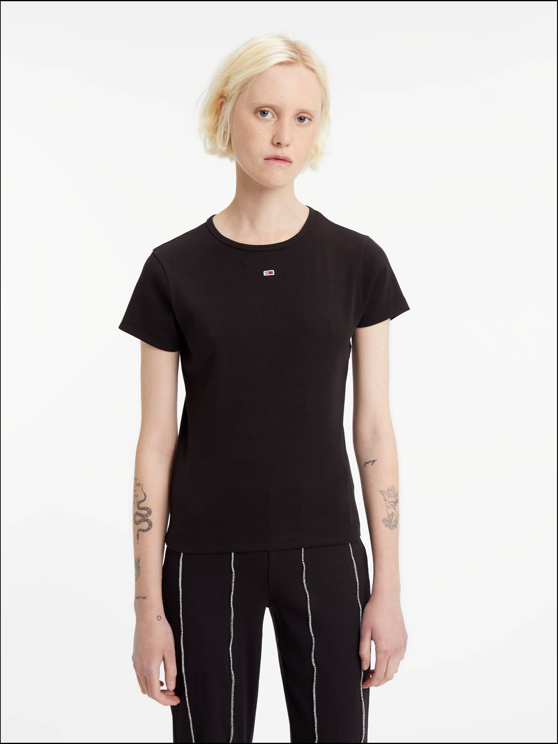 Tommy Jeans T-Shirt »TJW BBY ESSENTIAL RIB SS« von Tommy Jeans