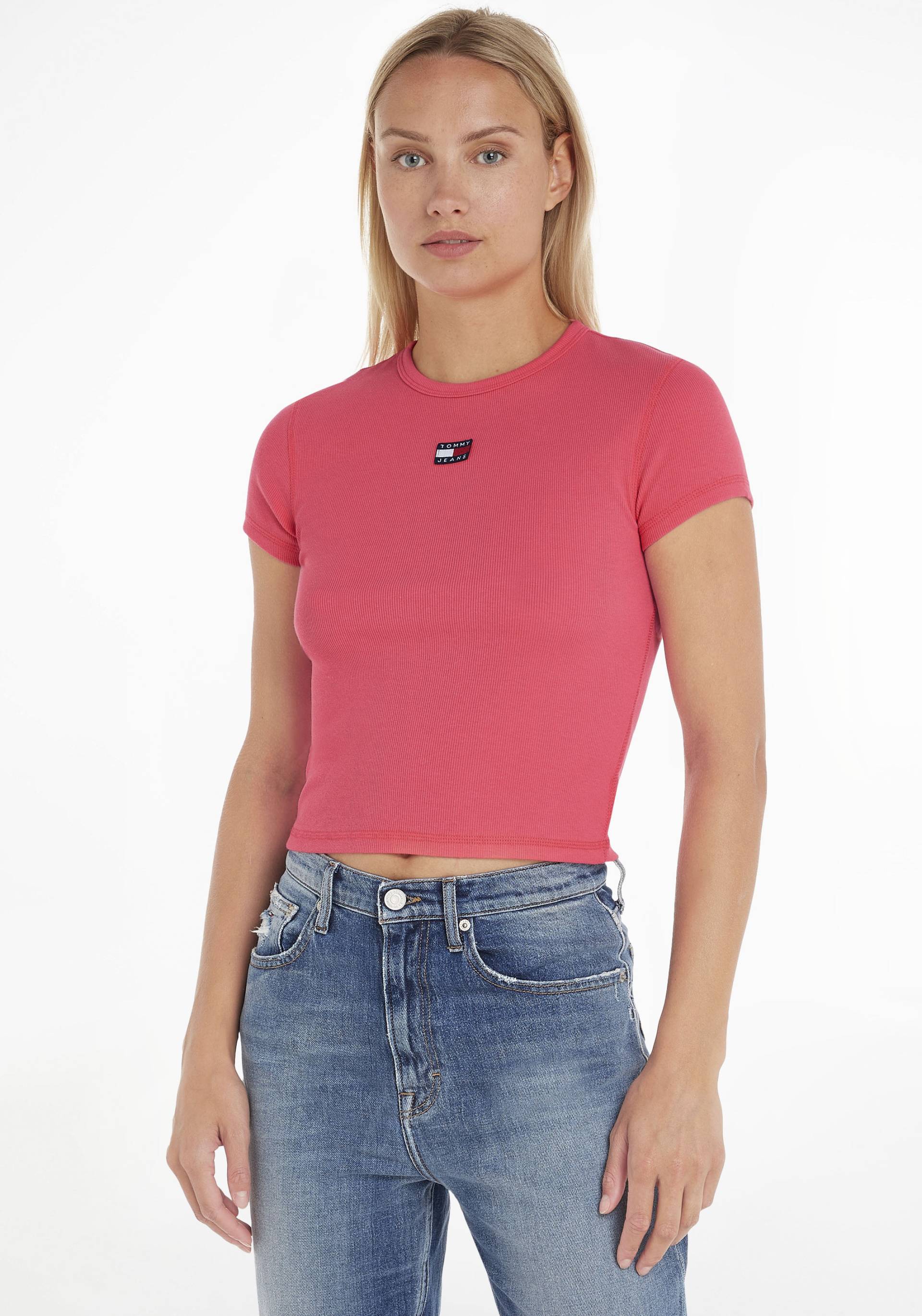 Tommy Jeans T-Shirt »TJW BBY RIB XS BADGE« von Tommy Jeans