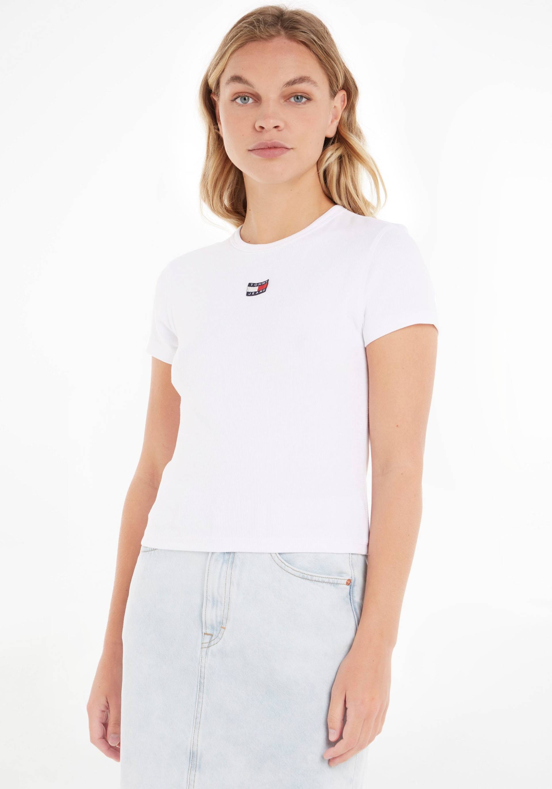 Tommy Jeans T-Shirt »TJW BBY RIB XS BADGE« von Tommy Jeans