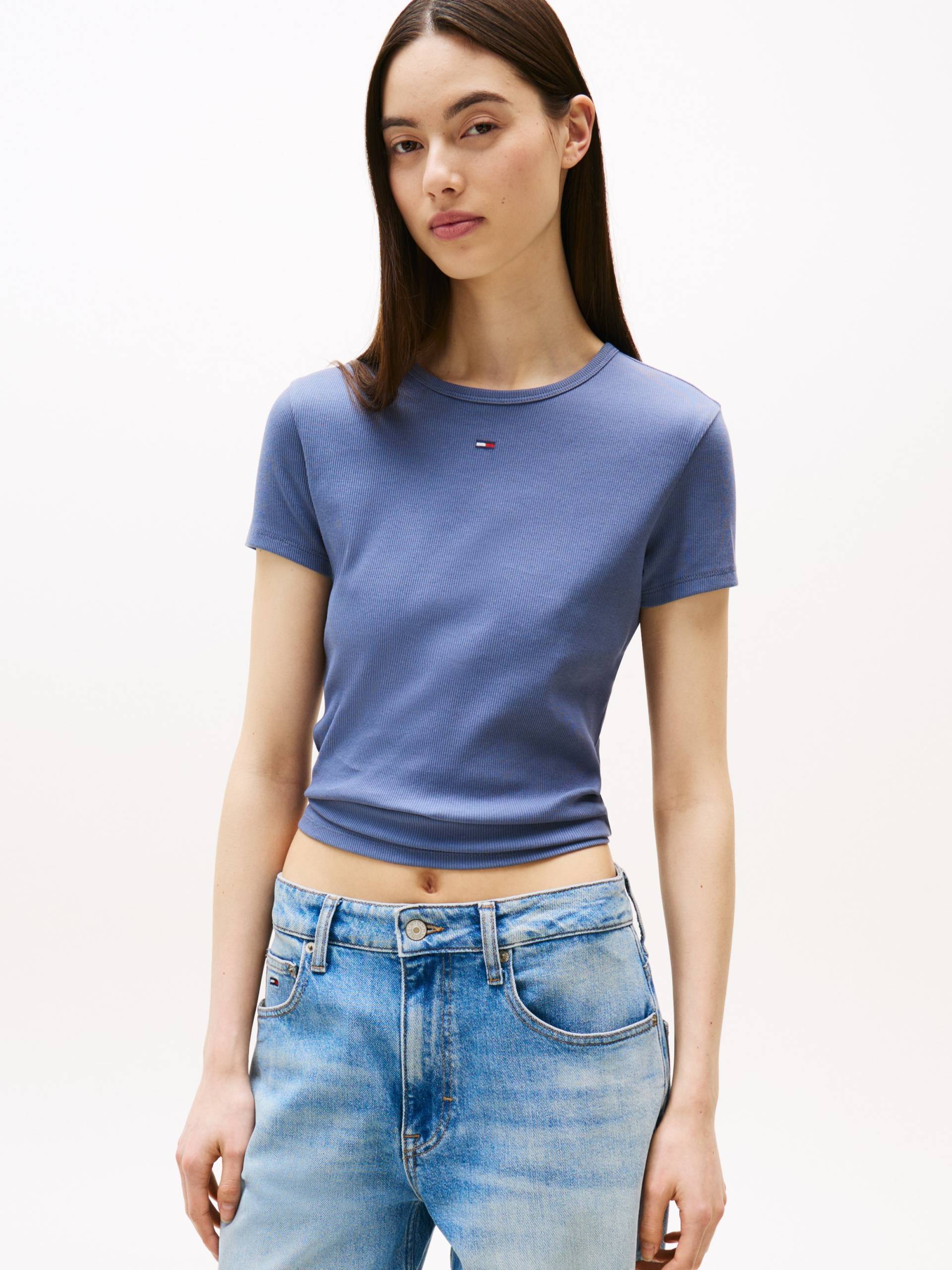 Tommy Jeans T-Shirt »TJW SLIM ESSENTIAL RIB SS«, mit gerippter Struktur Tommy Jeans T-Shirt »TJW SLIM ESSENTIAL RIB SS«, mit gerippter Struktur von Tommy Jeans