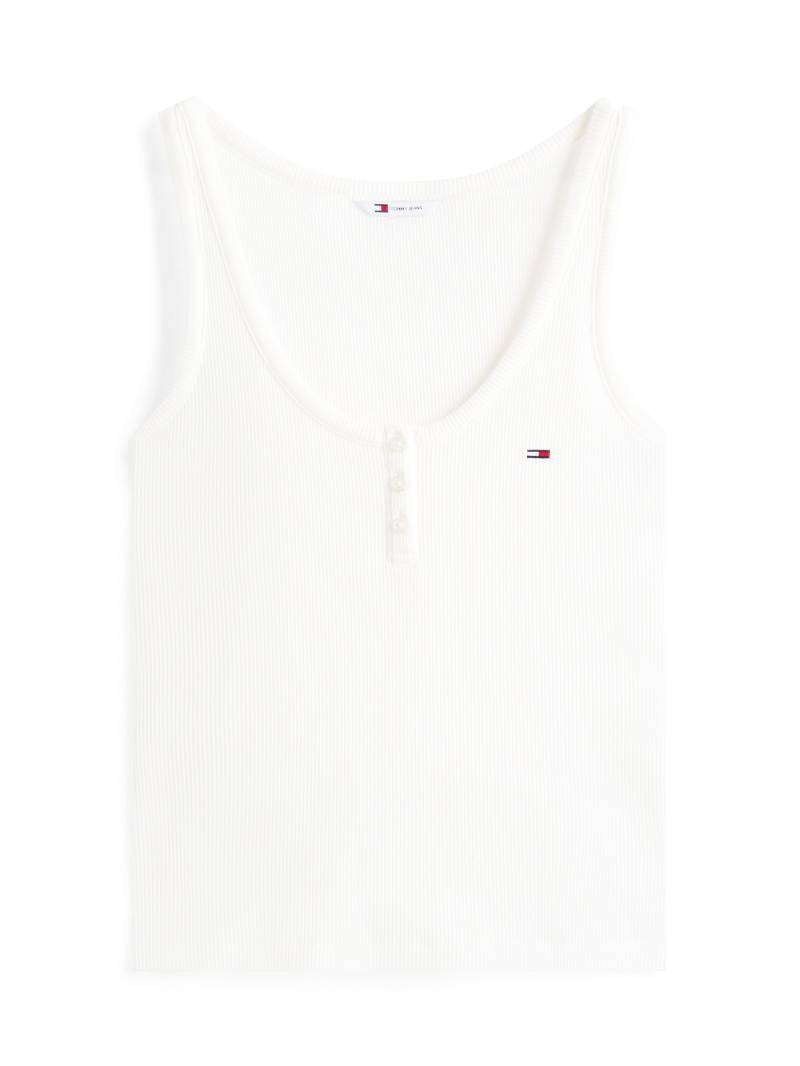 Tommy Jeans T-Shirt »TJW SLIM HENLEY WAFFLE TANK« von Tommy Jeans