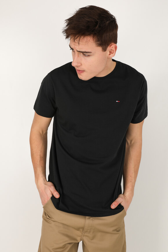 Tommy Jeans T-Shirt | Black | Herren  | XL von Tommy Jeans