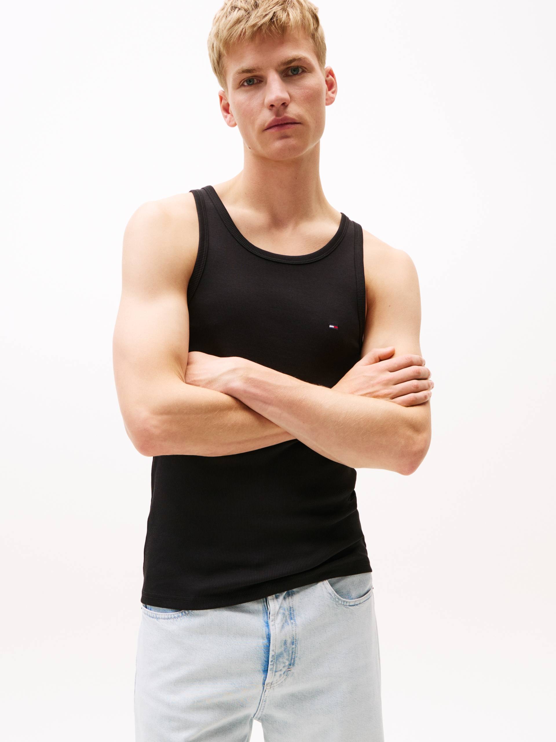 Tommy Jeans Tanktop »TJM XSLIM CLSSC FLAG RIBBED TANK« Tommy Jeans Tanktop »TJM XSLIM CLSSC FLAG RIBBED TANK« von Tommy Jeans