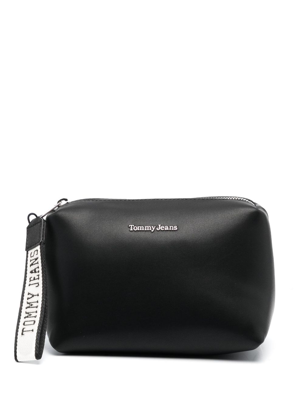 Tommy Jeans logo-lettering make up bag - Black von Tommy Jeans