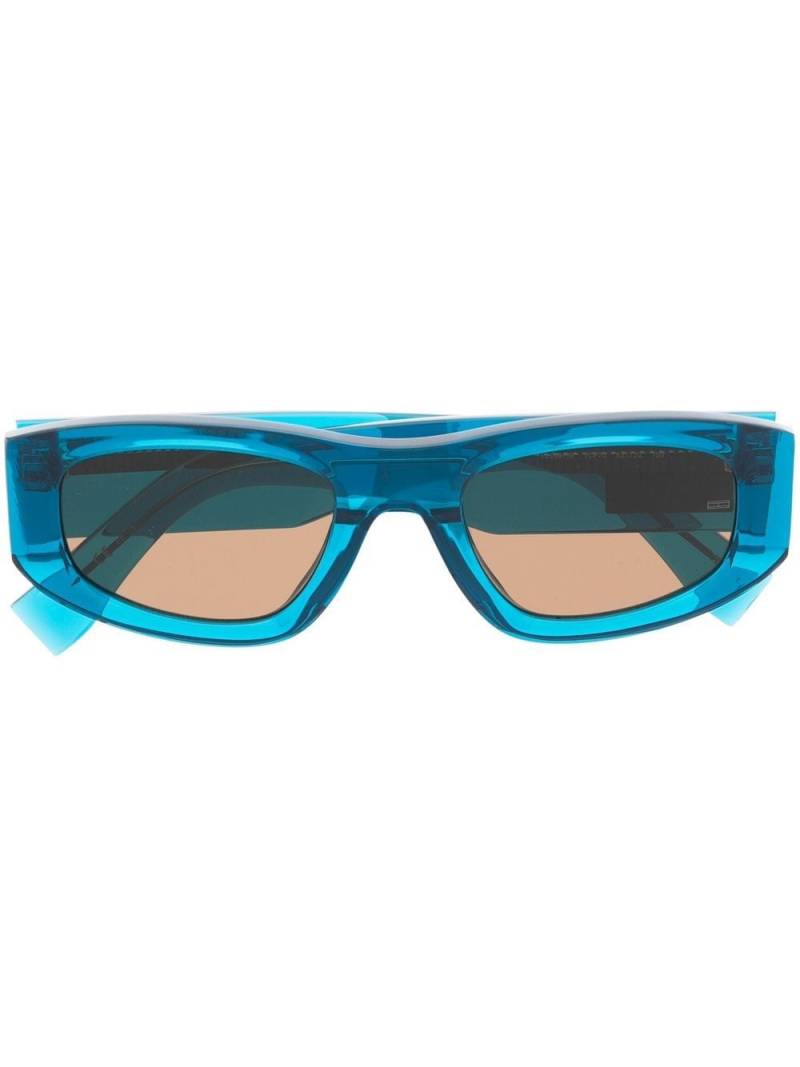 Tommy Jeans square-frame sunglasses - Blue von Tommy Jeans