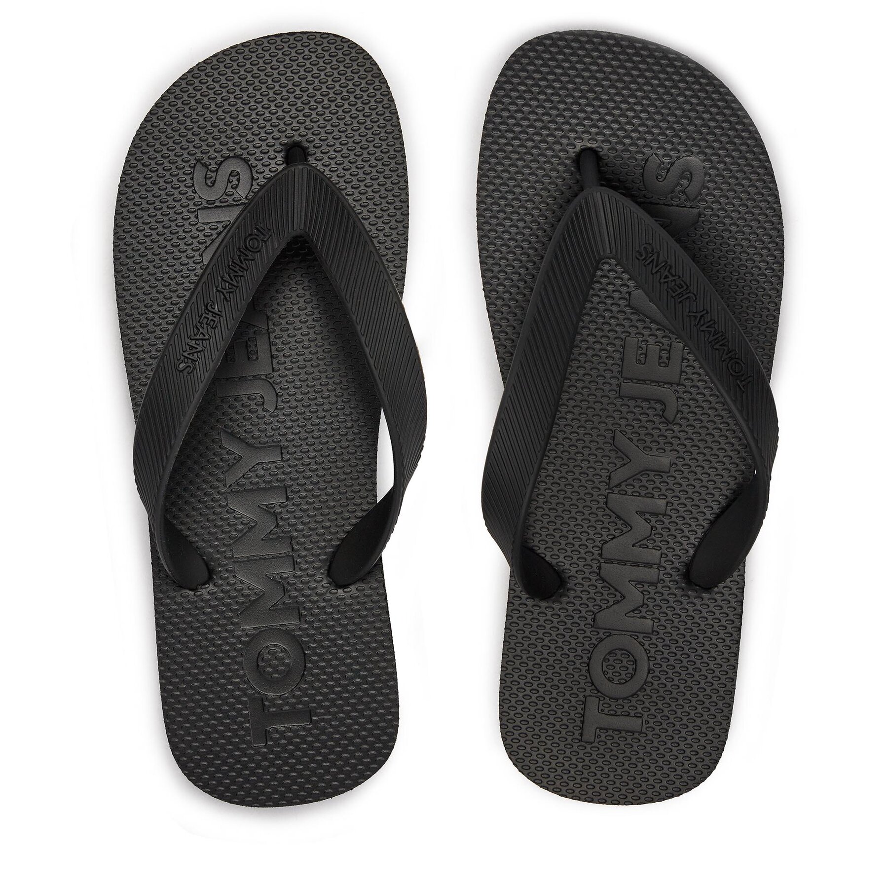 Zehentrenner Tommy Jeans Tjw Logo Flip Flop EN0EN02447 Black BDS von Tommy Jeans