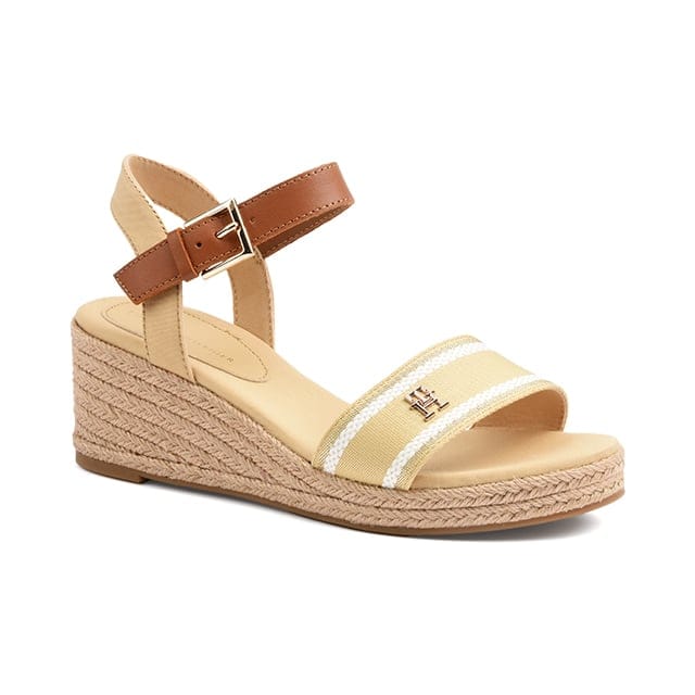 Tommy hilfiger WEBBING WEDGE SANDAL-39 39 von Tommy hilfiger