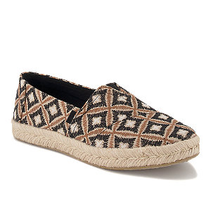 Toms Rope Damen Slipper Schwarz von Toms