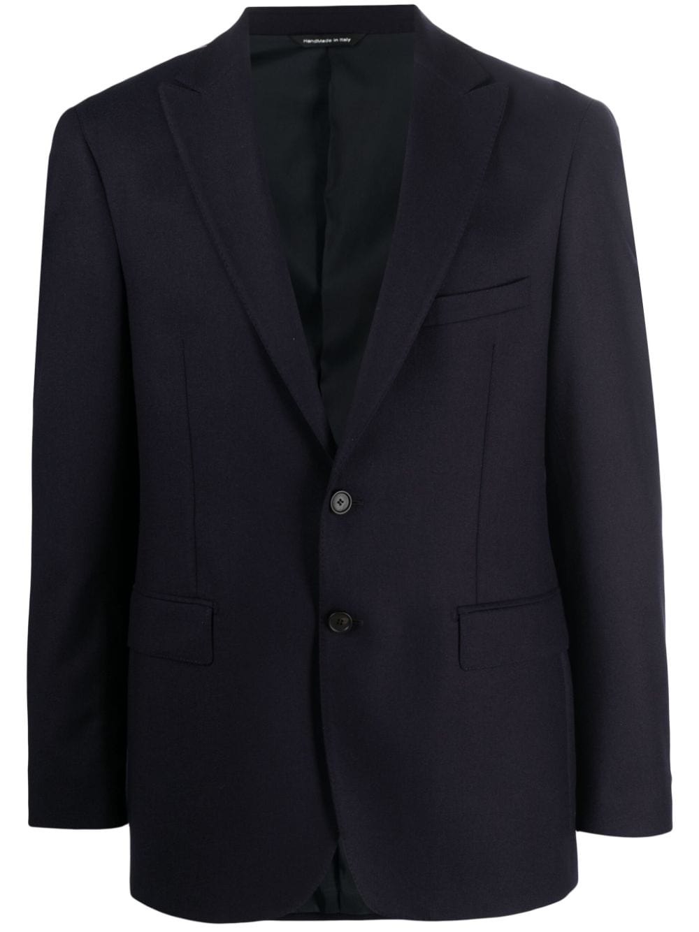 Tonello single-breasted virgin-wool blazer - Blue von Tonello