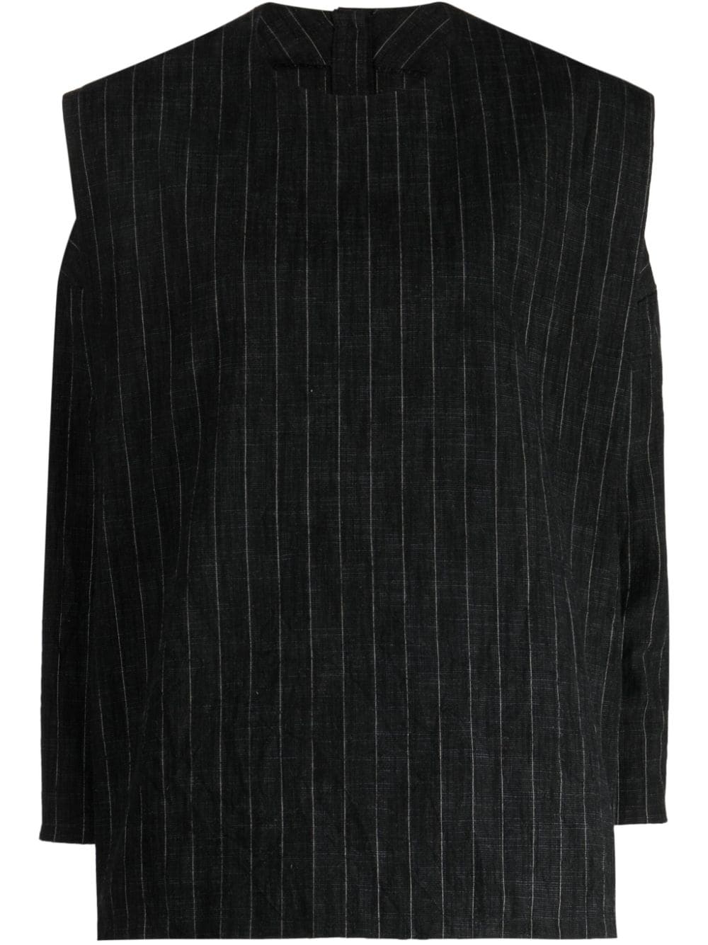 Toogood The Parchmenter striped top - Black von Toogood