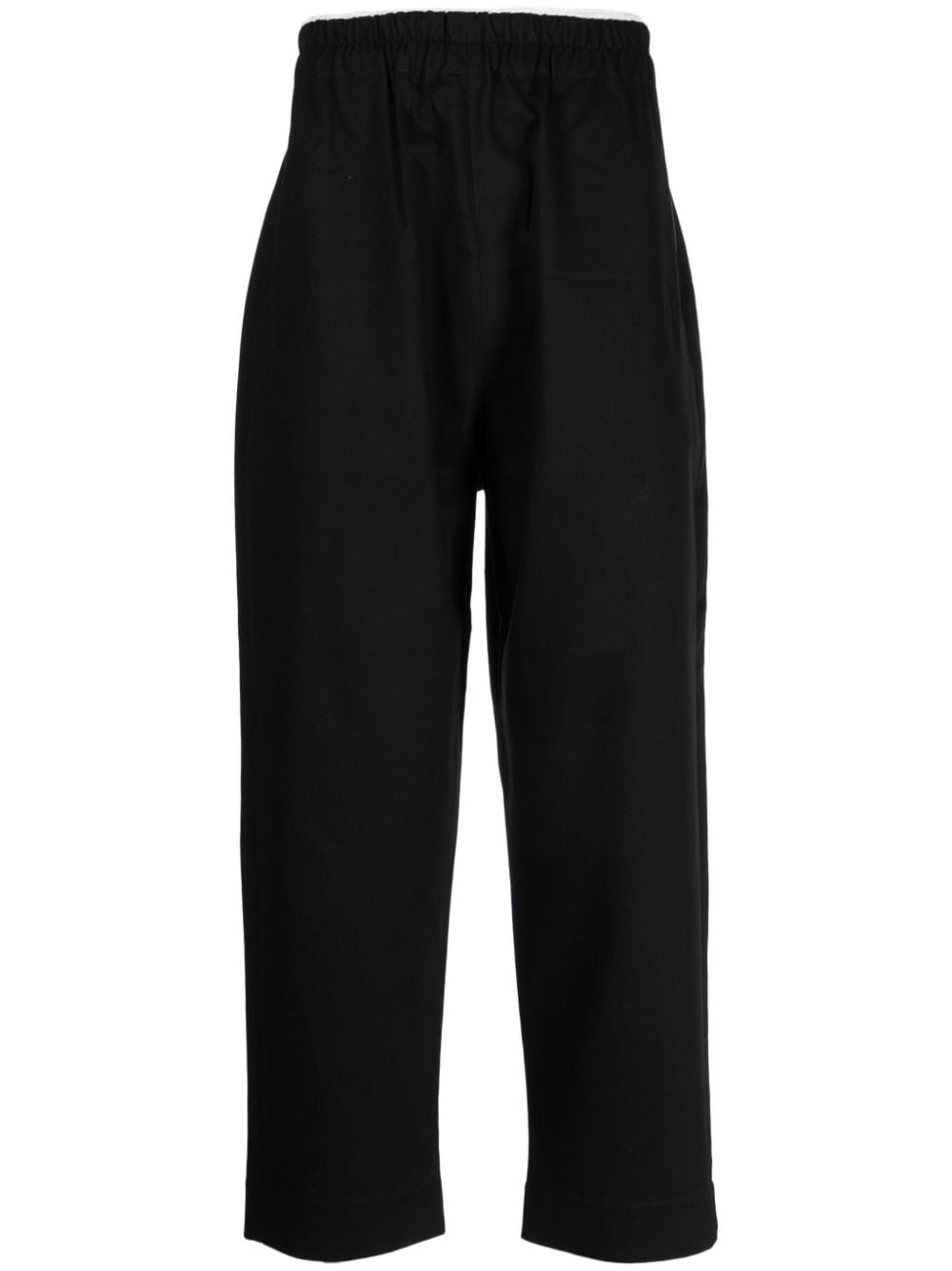 Toogood elastic-waist cotton trousers - Black von Toogood