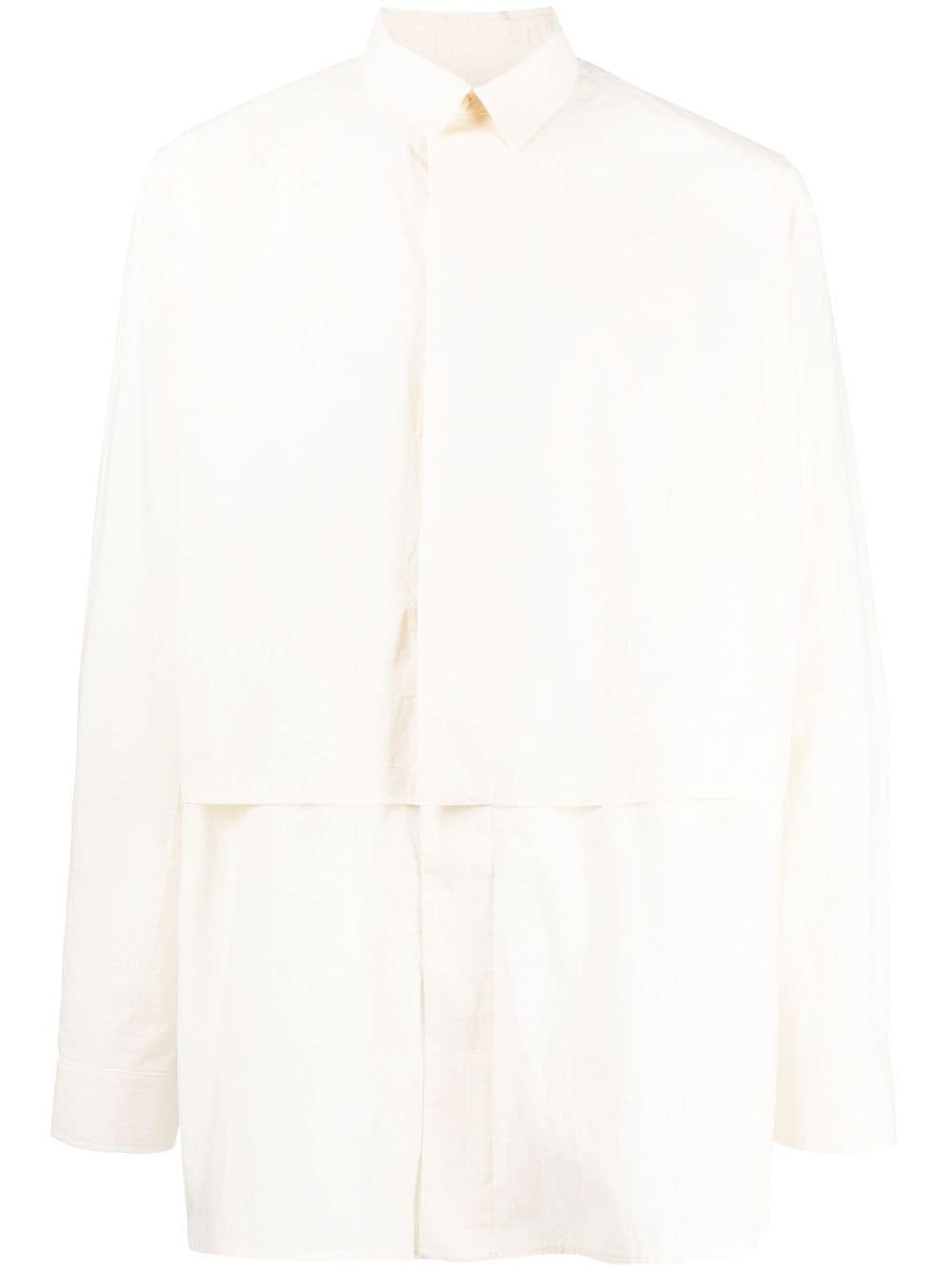 Toogood layered textured shirt - White von Toogood