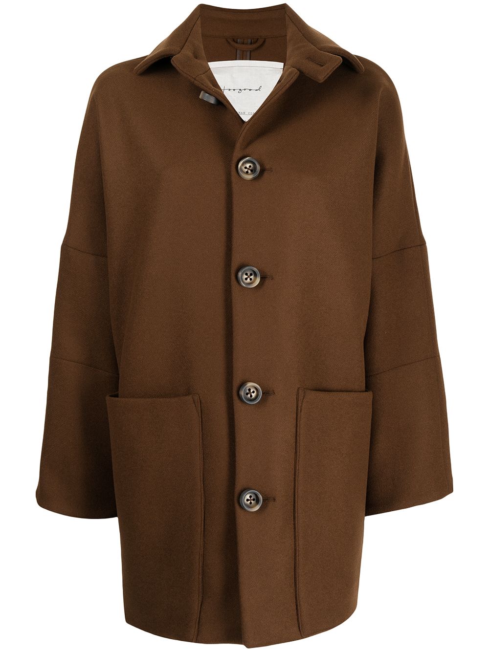 Toogood wide style buttoned jacket - Brown von Toogood