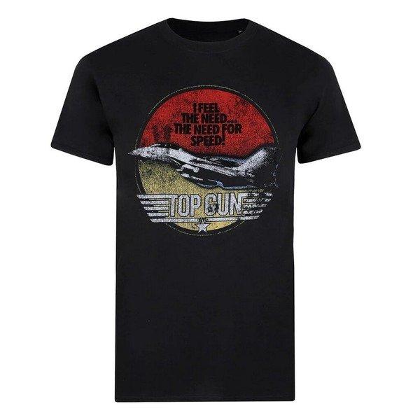 Fighter Tshirt Herren Schwarz M von Top Gun