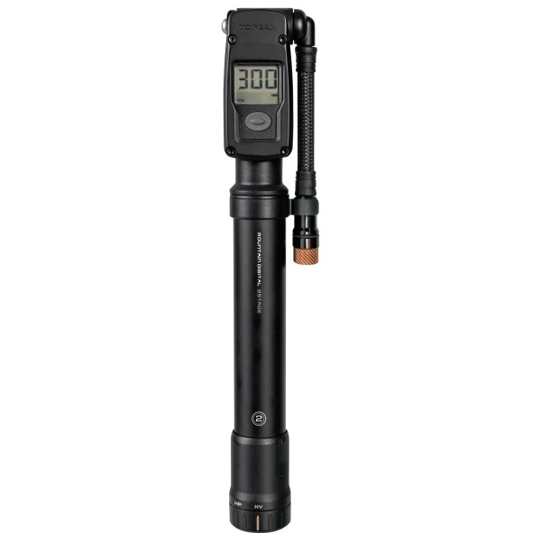 Topeak - Mountain Digital 2Stage - Minipumpe schwarz/grau von Topeak