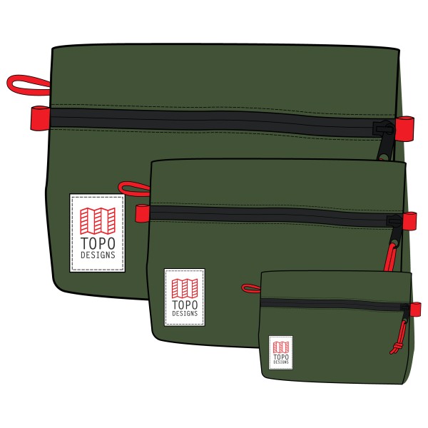 Topo Designs - Accessory Bag Bundle - Rucksack-Zubehör Gr Micro / S / M oliv Topo Designs - Accessory Bag Bundle - Rucksack-Zubehör Gr Micro / S / M oliv von Topo Designs