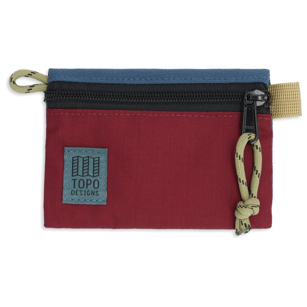 Topo Designs - Accessory Bag Gr M blau/ burgundy von Topo Designs