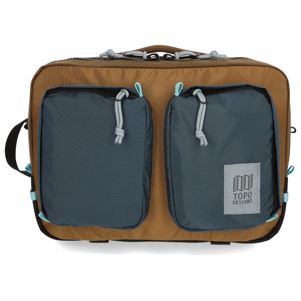 Topo Designs - Global Briefcase - Reisetasche Gr 14 l blau;oliv von Topo Designs