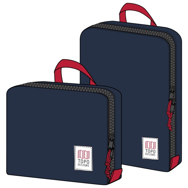 Topo Designs - Pack Bag Bundle - Packsack Gr 5 l / 10 l blau;oliv;schwarz von Topo Designs
