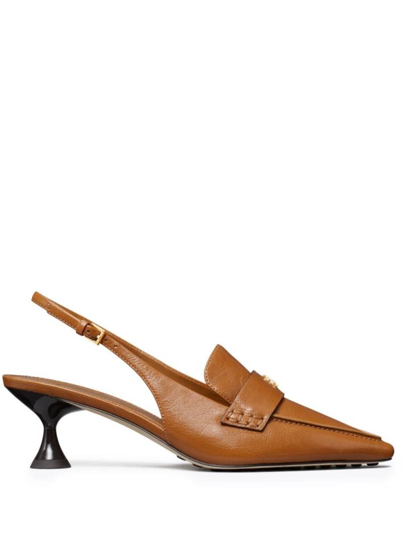 Tory Burch 55mm slingback ballet pumps - Brown von Tory Burch