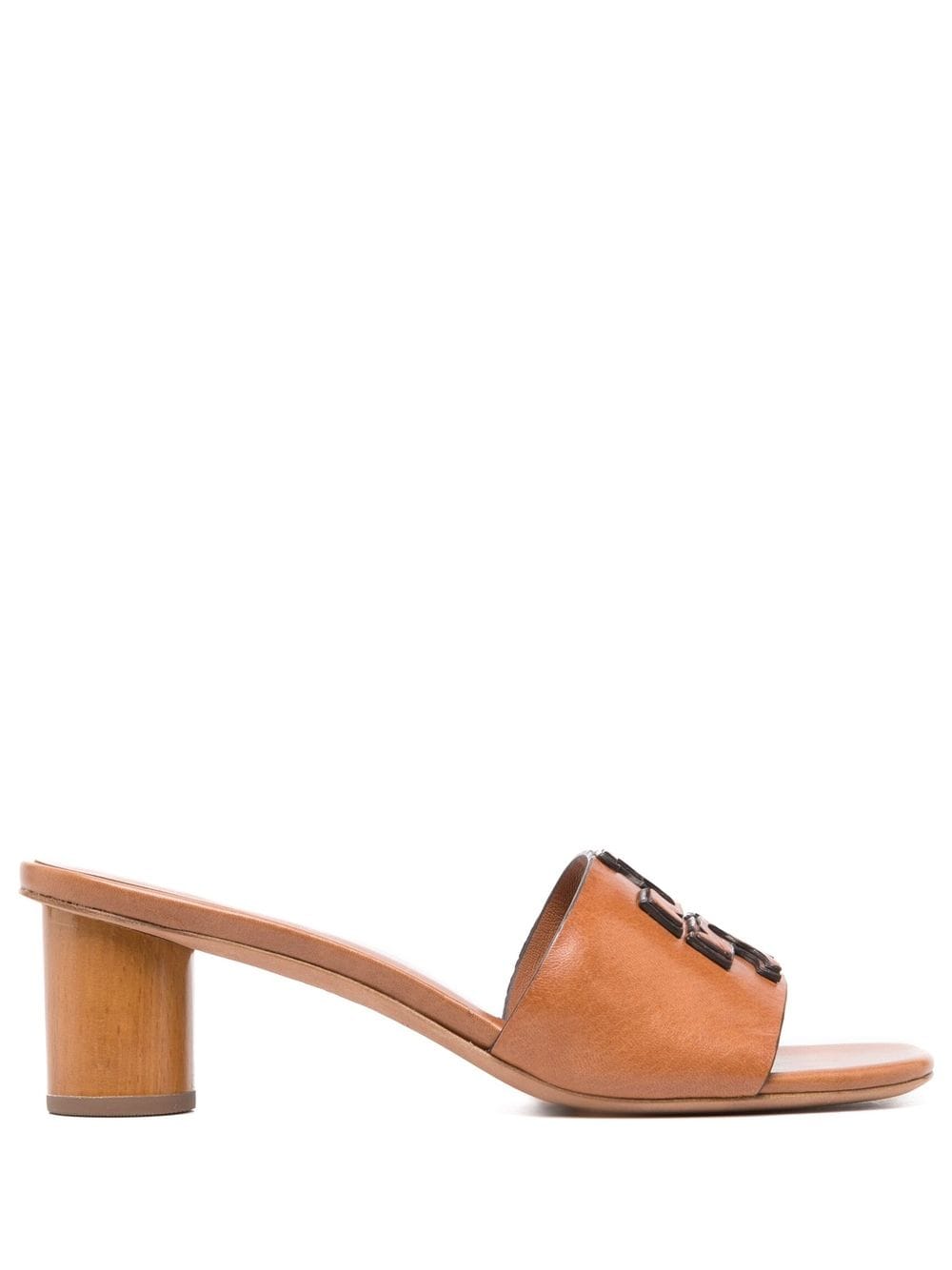 Tory Burch Ines 55mm leather mules - Brown von Tory Burch