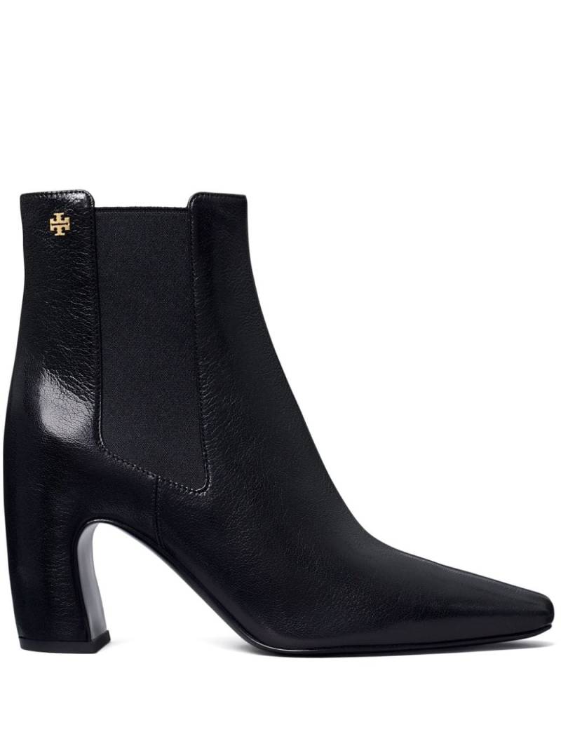 Tory Burch Banana Chelsea 85mm leather boots - Black von Tory Burch