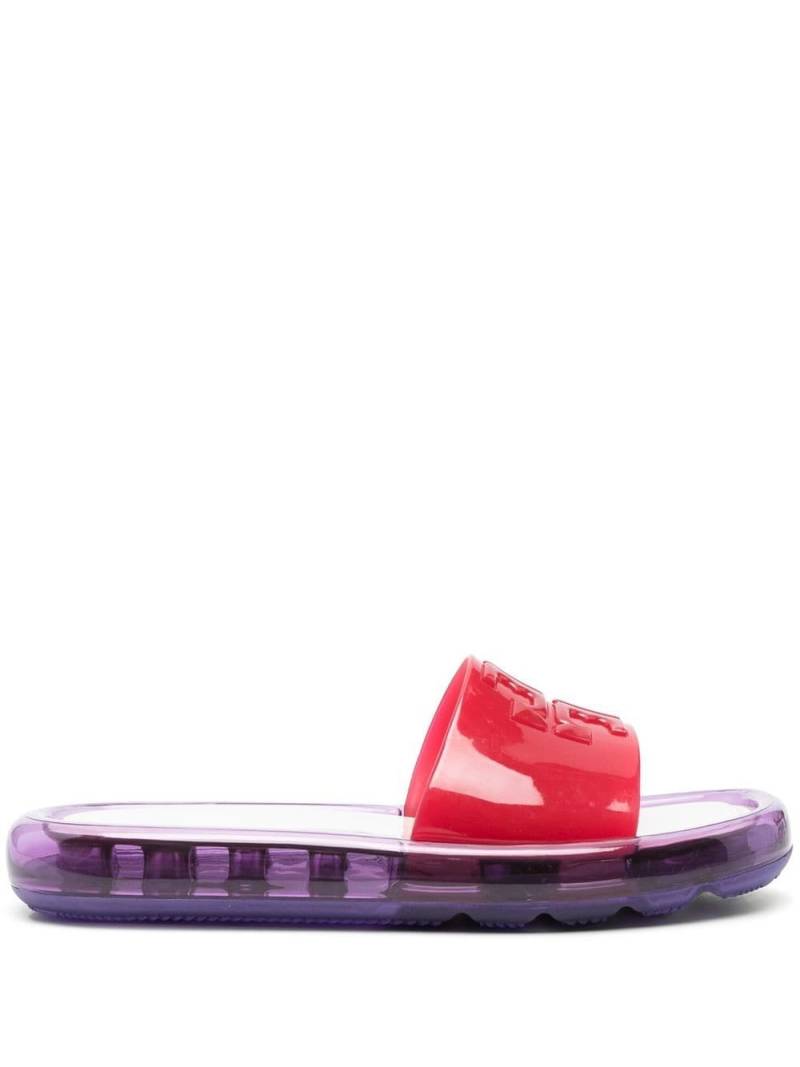 Tory Burch Bubble jelly sliders - Red von Tory Burch