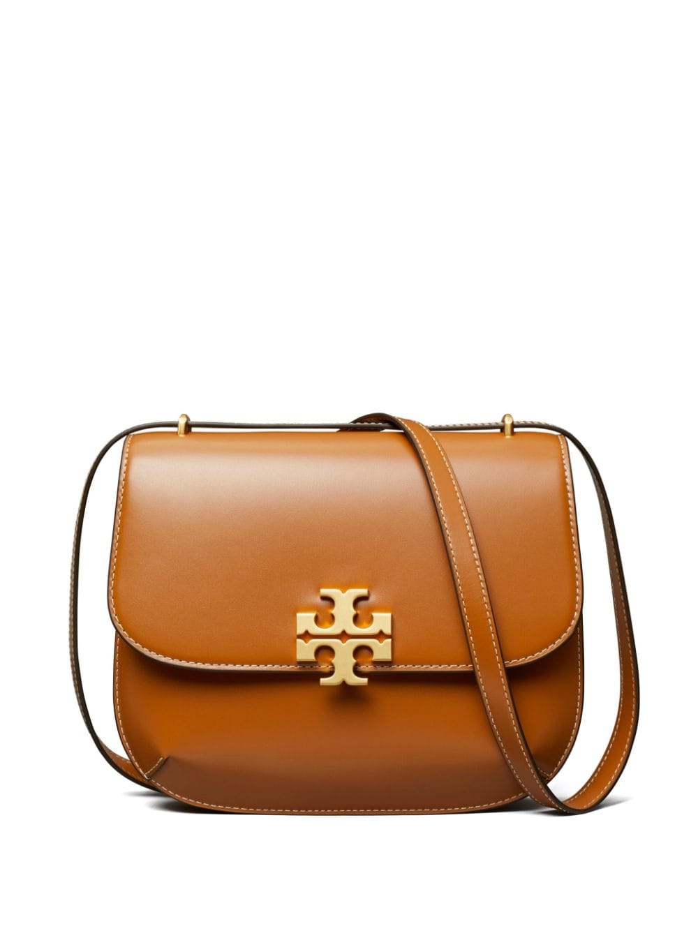 Tory Burch Eleanor leather crossbody bag - Brown von Tory Burch