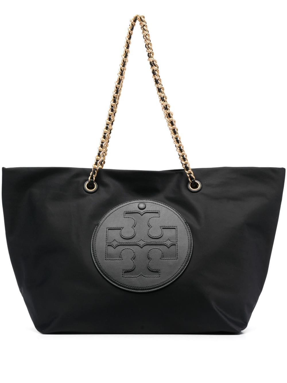 Tory Burch Ella logo-patch tote bag - Black von Tory Burch