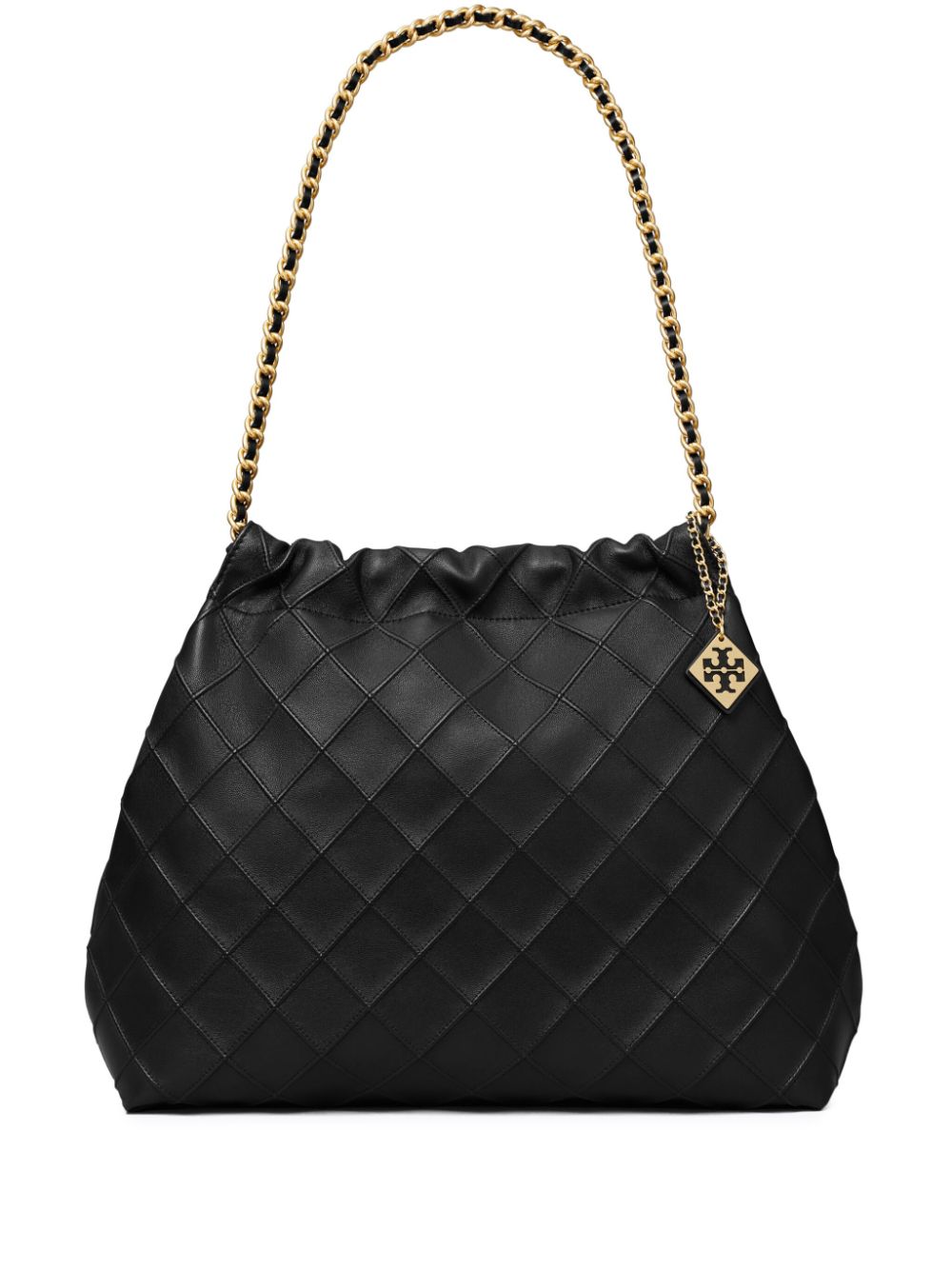 Tory Burch Fleming Soft leather tote bag - Black von Tory Burch