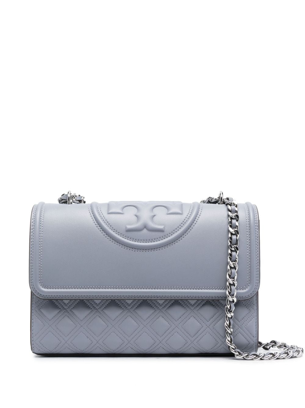 Tory Burch Fleming quilted-leather shoulder bag - Blue von Tory Burch