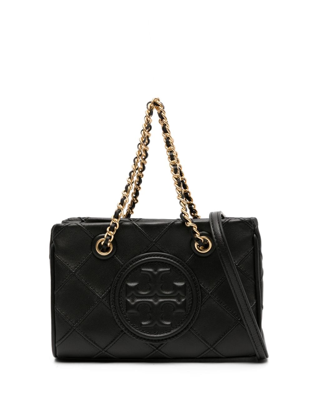 Tory Burch Fleming quilted tote bag - Black von Tory Burch