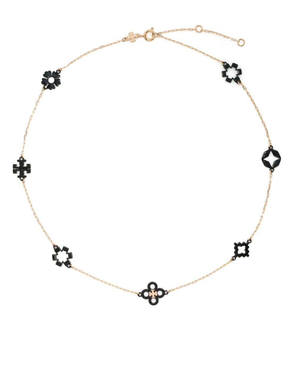 Tory Burch Kira Clover chain-link necklace - Gold von Tory Burch