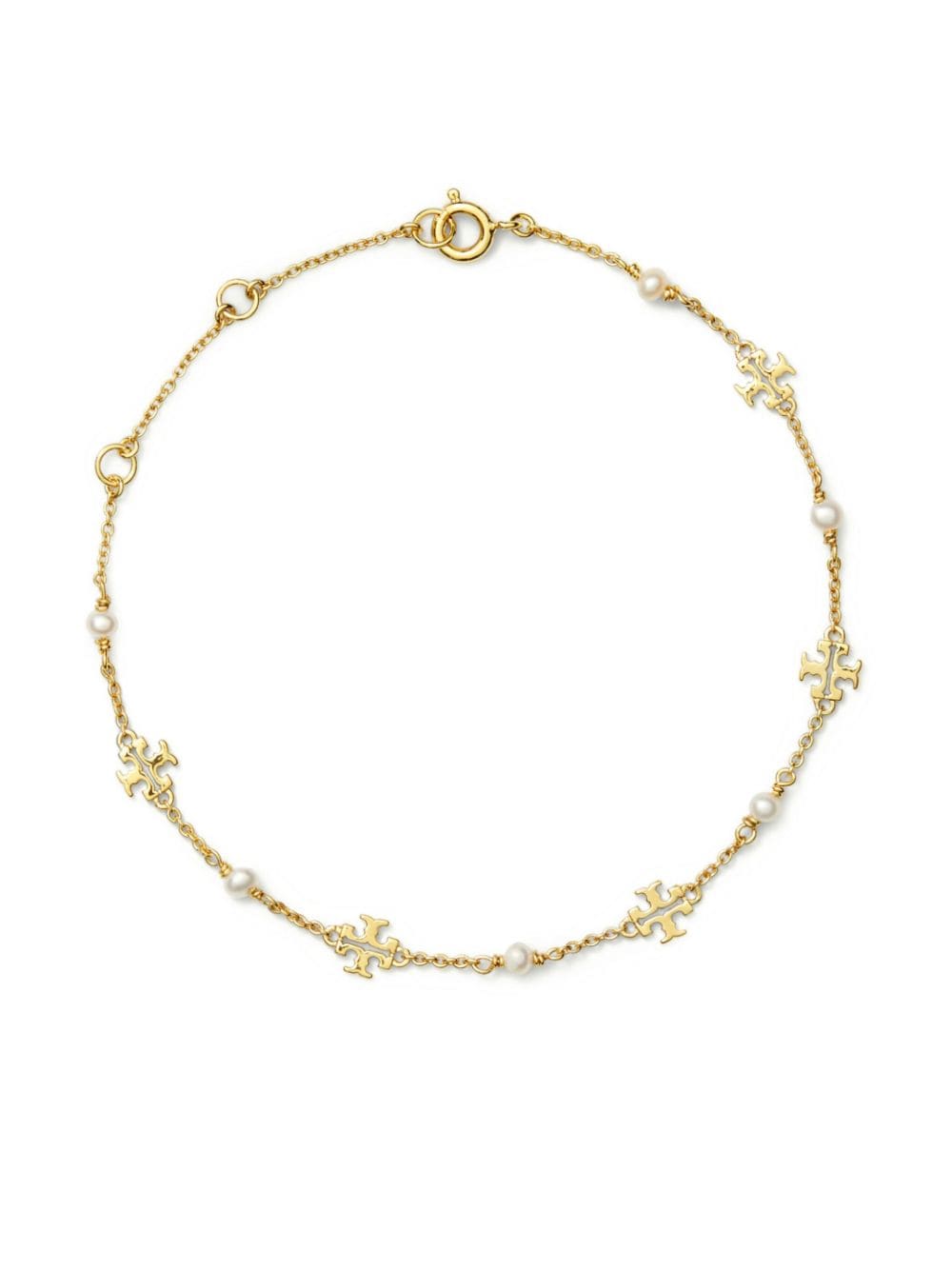 Tory Burch Kira pearl chain bracelet - Gold von Tory Burch