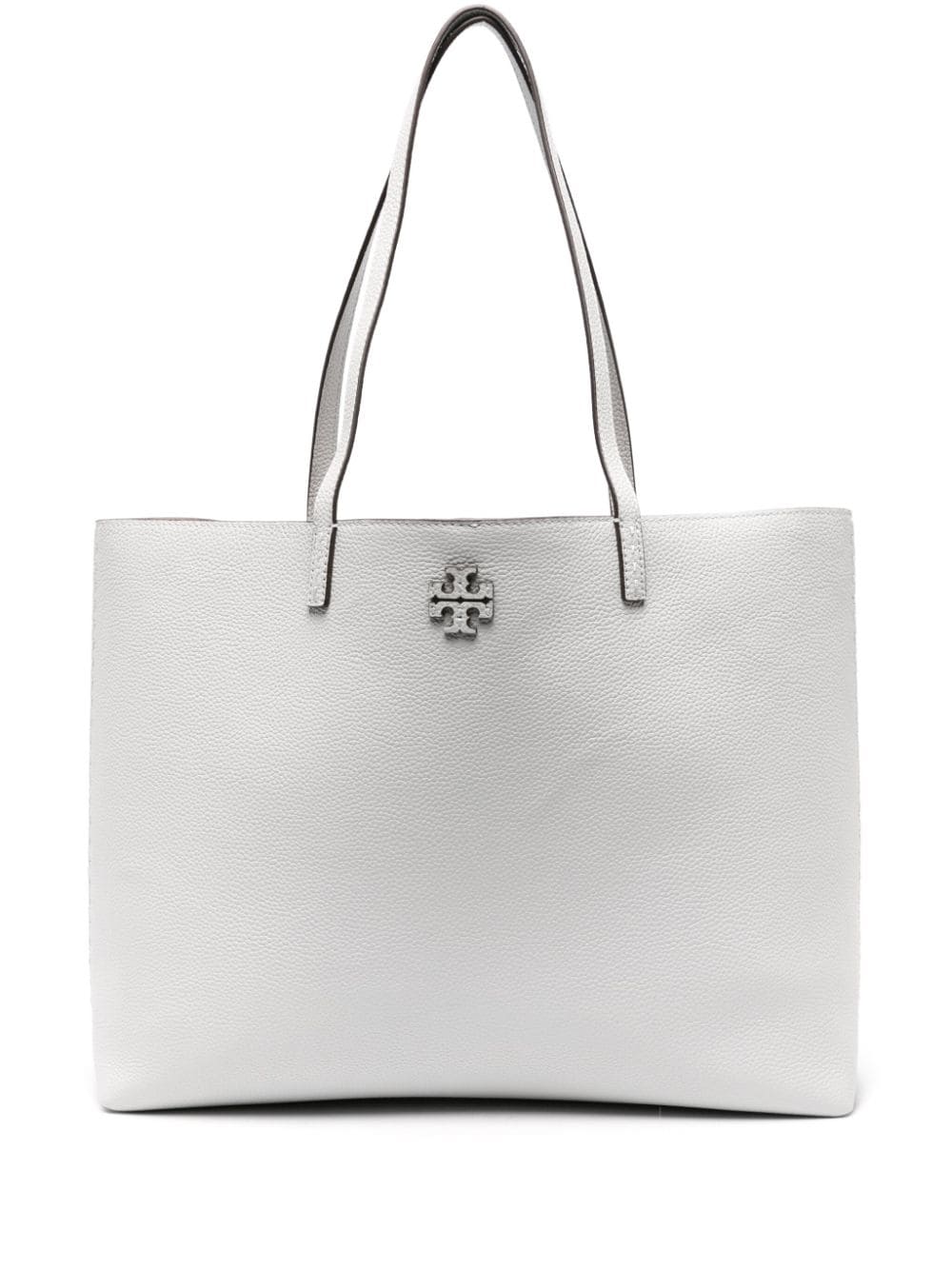 Tory Burch McGraw leather tote bag - Grey von Tory Burch