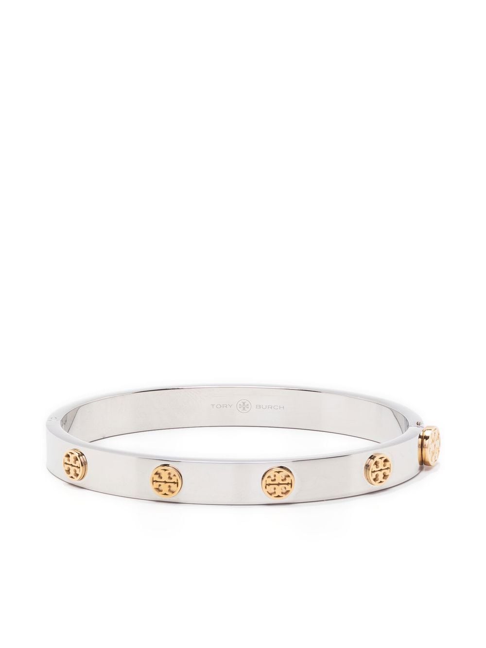 Tory Burch Miller Stud hinge bracelet - Silver von Tory Burch