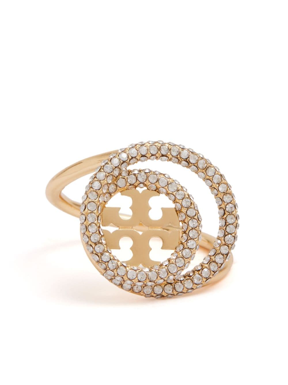 Tory Burch Miller crystal-embellished ring - Gold von Tory Burch