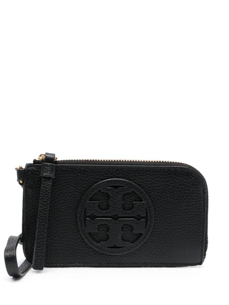 Tory Burch Miller logo-cut card case - Black von Tory Burch