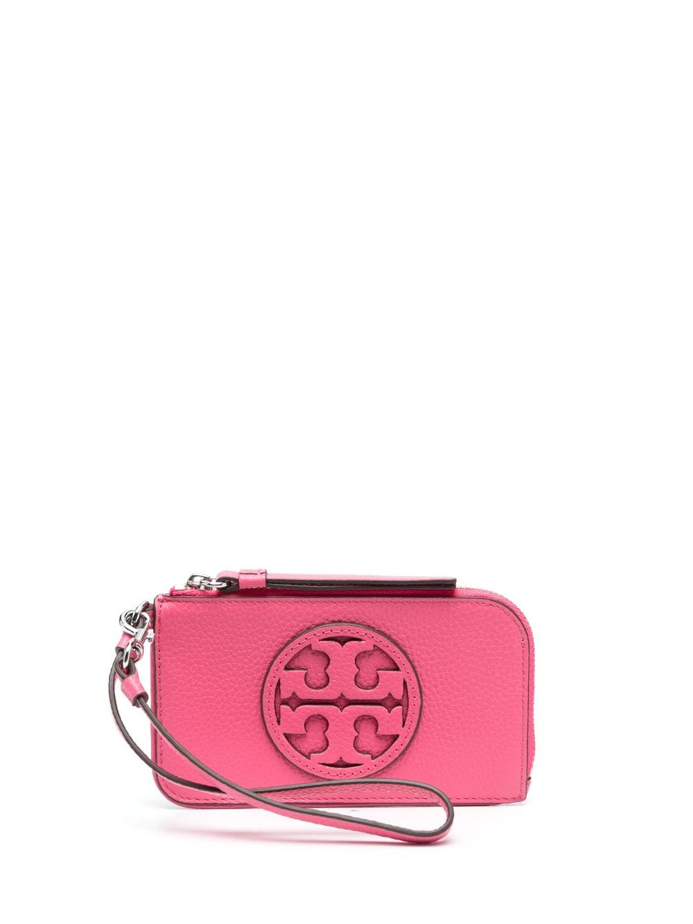 Tory Burch Miller logo-cut card case - Pink von Tory Burch