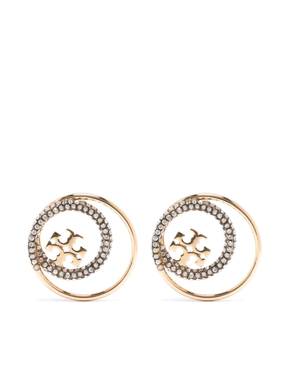 Tory Burch Miller ring-stud earrings - Gold von Tory Burch