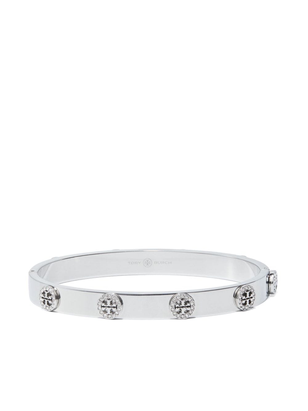 Tory Burch Miller stud hinge bracelet - Silver von Tory Burch